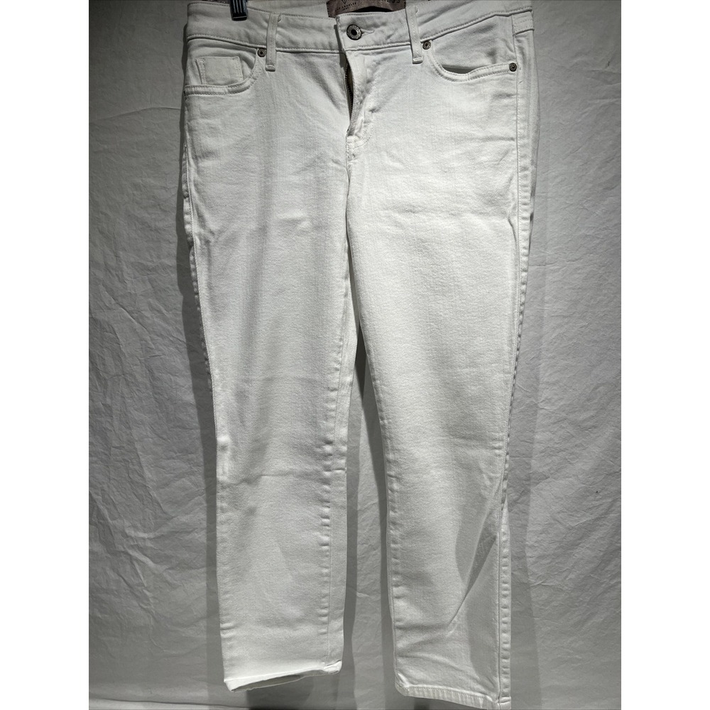 GUESS Jeans Size 28 White Los Angeles 1981 Stretch‎ Skinny Women's Crop Mid